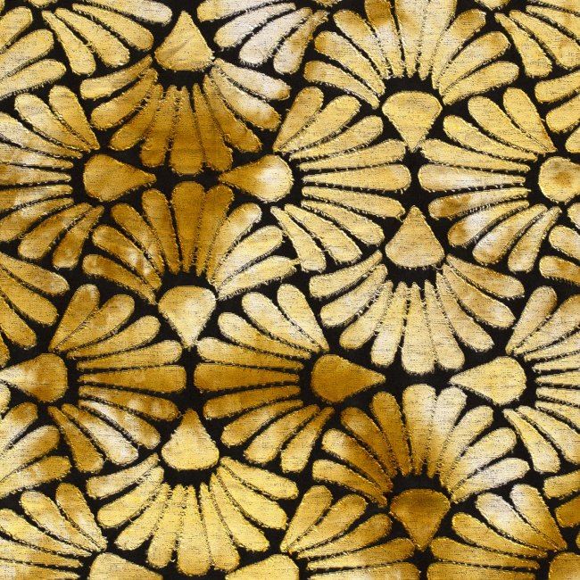 Úplet s batikovaným vzorom kvetinových ornamentov 14005/034