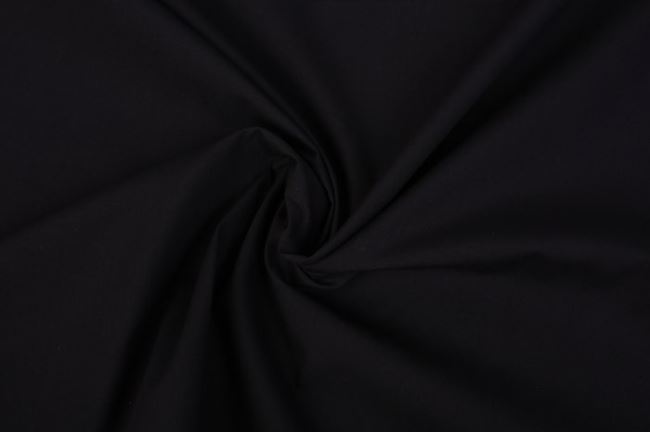 Čierne bavlnené plátno L122