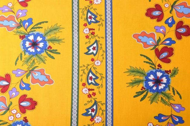 Americká bavlna na patchwork z kolekcie Moda s kvetmi od 3 Sisters 21633-15