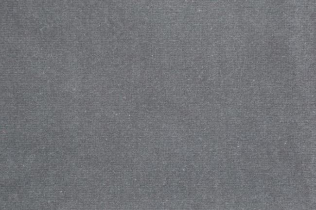 Dekoračný zamat v šedej farbe DS06