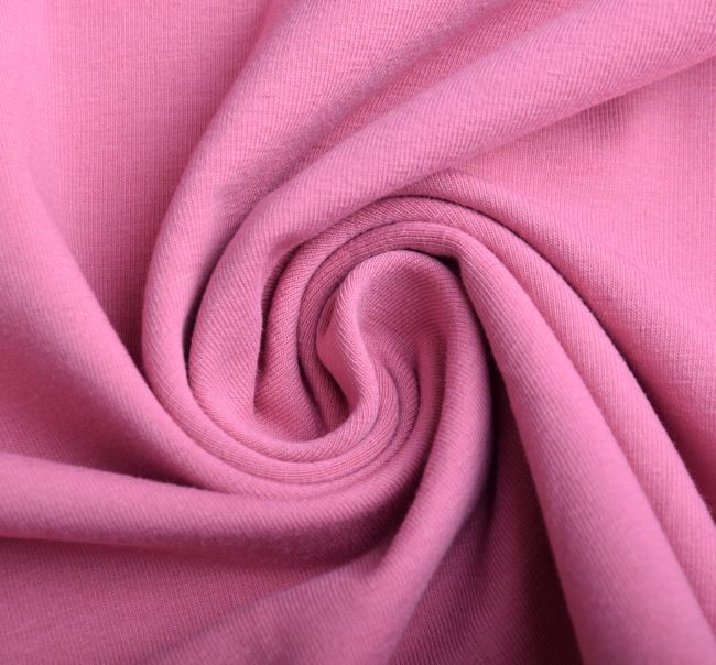 Bavlnený úplet v ružovej farbe 186351