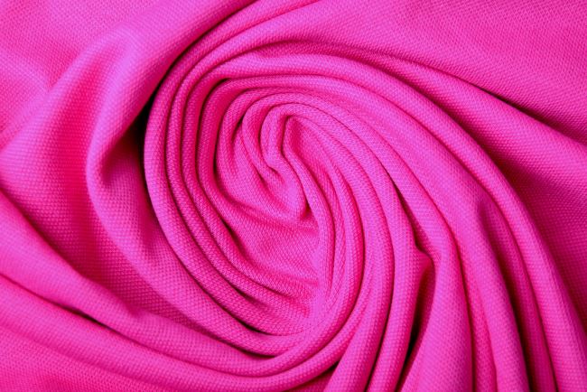 Bavlnený úplet v ružovej farbe PAR215