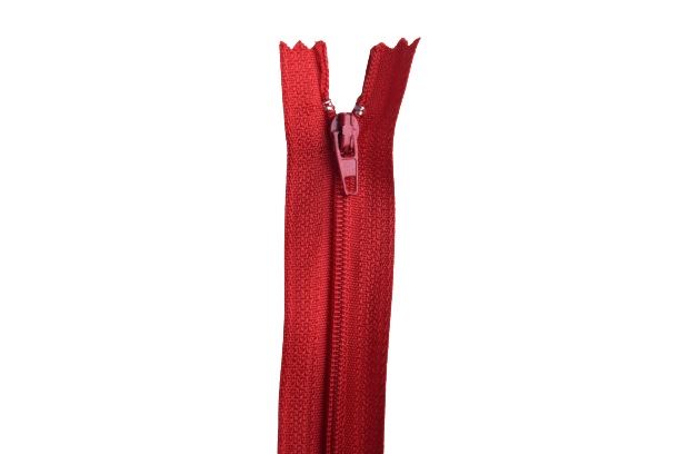 Špirálový zips v červenej farbe 16cm I-3S0-16-148