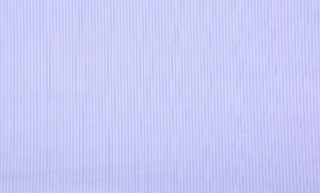 Bavlnená látka s jemnou modrou prúžkou 12970/012