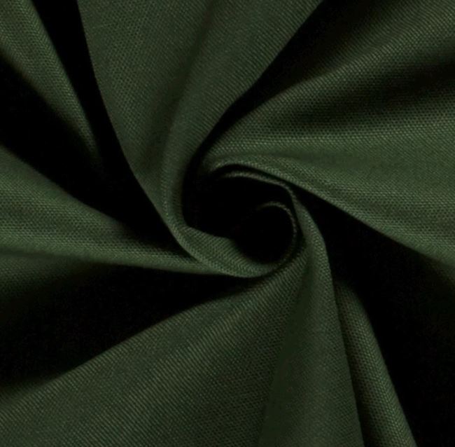 Kanvas poťahová látka v tmavo zelenej farbe 04795/028