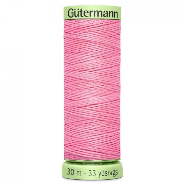 Extra silná šijacia niť Gütermann v sýto ružovej farbe J-758