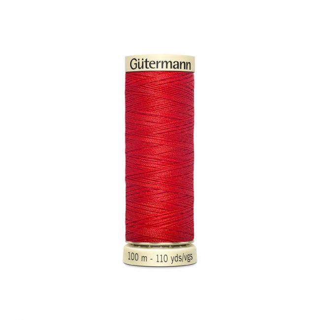 Univerzálna šijacia niť Gütermann v jasne červenej farbe 364