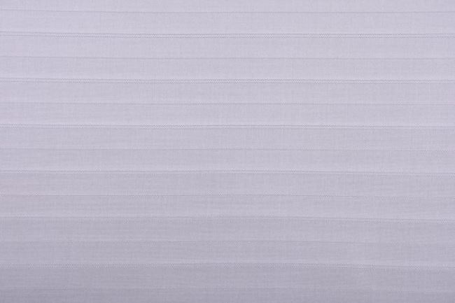 Podšívka polyesterová v šedej farbe s tkanými jemnými prúžkami 0117/1425