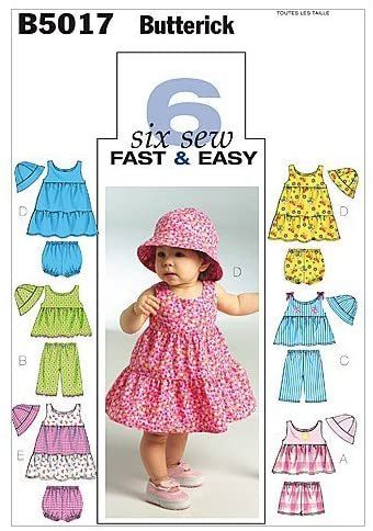 Strih Butterick detské oblečenie B5017-OSZ