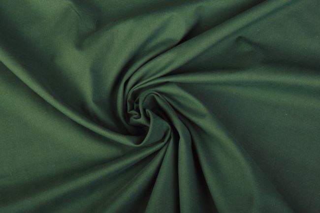Bavlnené plátno v tmavo zelenej farbe 03649/028