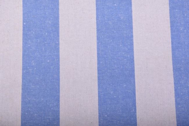Kanvas so vzorom modro-béžových pruhov 04104/003