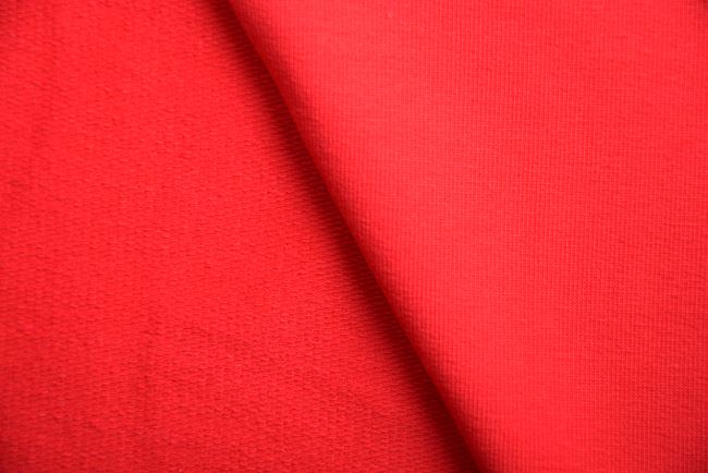 Teplákovina French Terry v červenej farbe TG77137