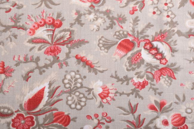 Americká bavlna na patchwork z kolekcie Jardin de Fleurs od French General 13892-16