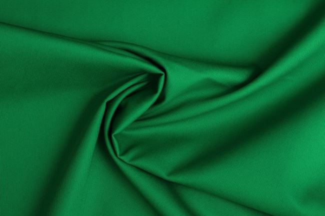 Bavlnený keper v zelenej farbe 02888/025