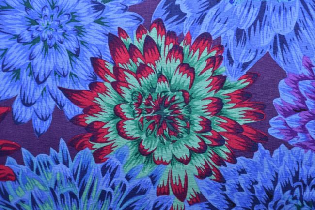 Americká bavlna na patchwork z kolekcie od Kaffe Fassett PWPJ101.BLUE