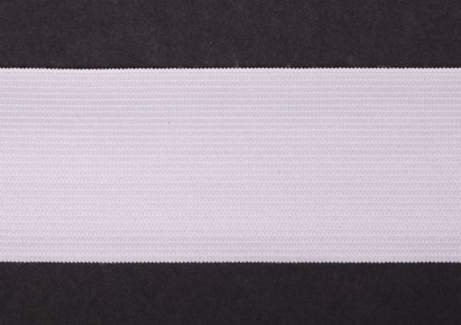 Bielizňová guma o šírke 40mm bielej farby I-EL0-88040-101