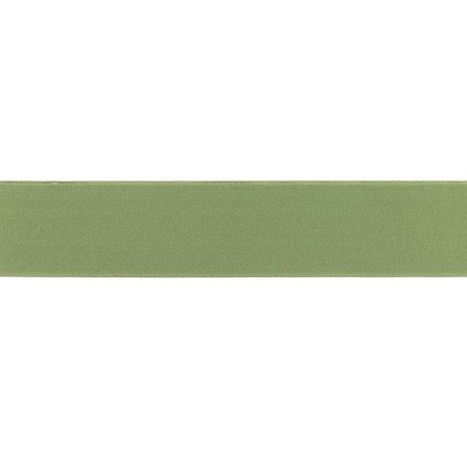 Bielizňová guma o šírke 40 mm v olivovo zelenej farbe 181902