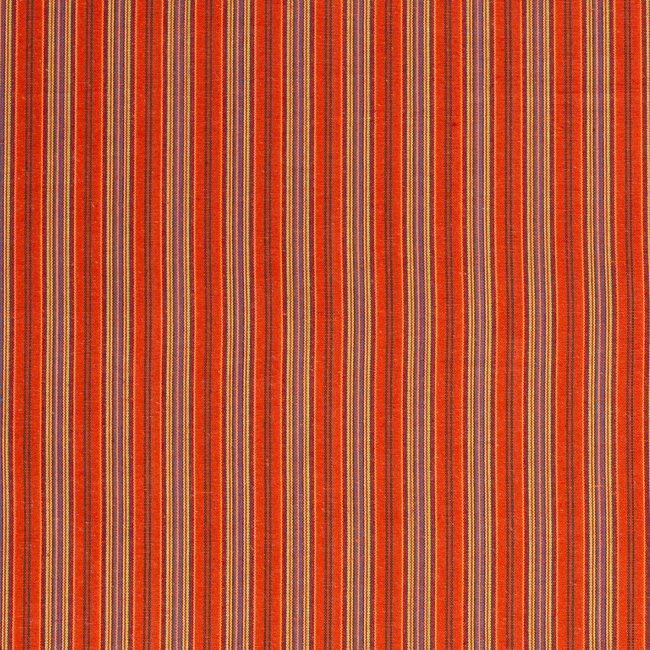 Indiánska látka s oranžovými tkanými ozdobnými pruhmi 13152/017