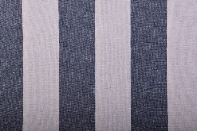 Kanvas so vzorom modro-béžových pruhov 04104/008