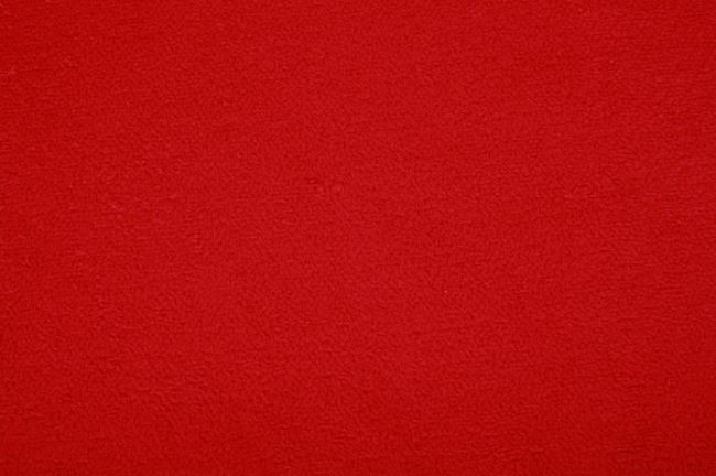 Fleece s chlpom v červenej farbe 5337/015