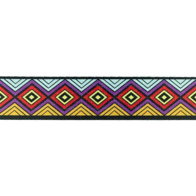 Popruh so vzorom mozaiky široká 3,5 cm 33130