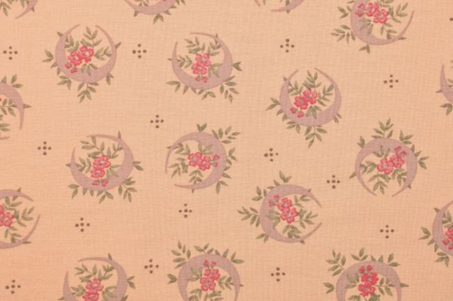 Americká bavlna na patchwork s kvetmi 199PYOPM/82