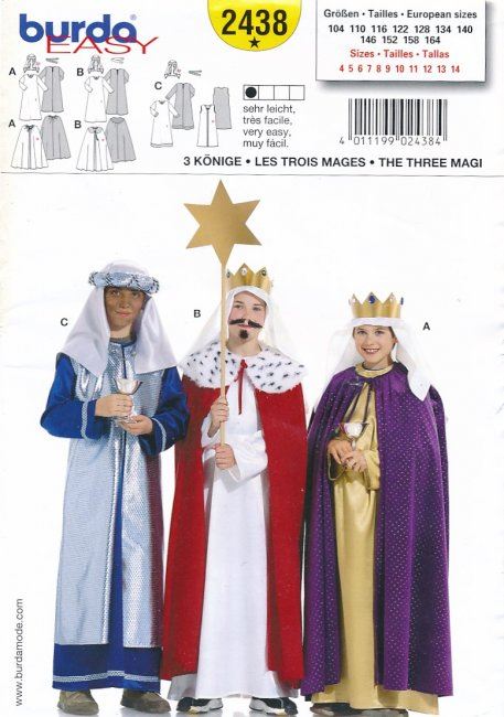 Strih na kostým troch kráľov 2438