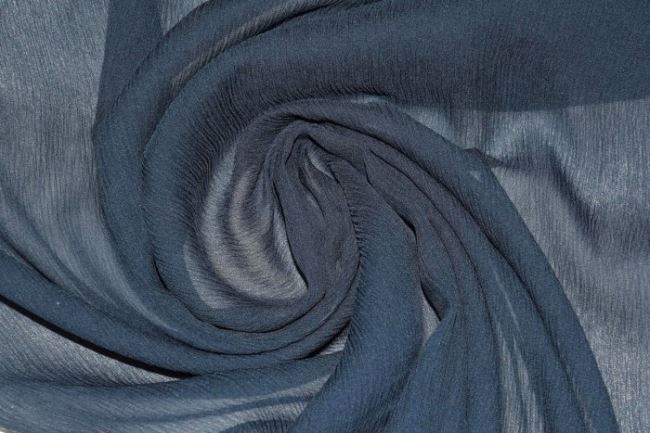 Jemný hodváb v tmavo modrej farbe HE005