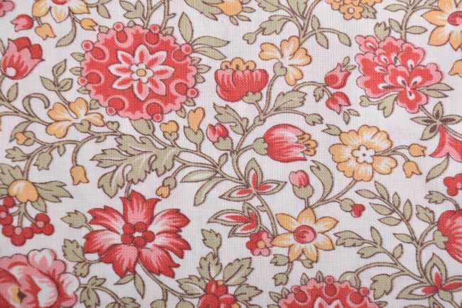 Americká bavlna na patchwork z kolekcie Jardin de Fleurs od French General 13894-20