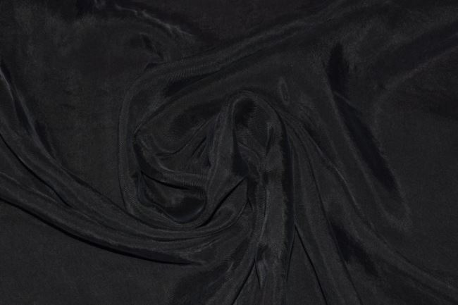 Cupro s viskózou v čiernej farbe 09120