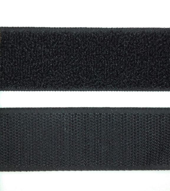 Suchý zips 30 mm v čiernej farbe I-TR0-30-332