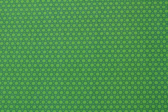 Bavlna s kolieskami v zelenej farbe 6507/025