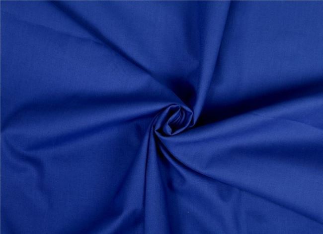Bavlnené plátno v kráľovsky modrej farbe 01805/005