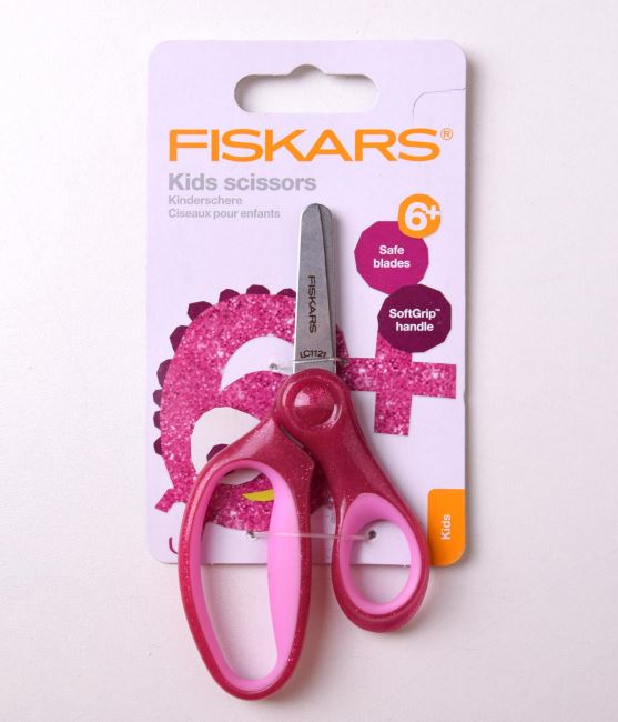 Detské nožnice Fiskars s trblietkami 13 cm 1064074