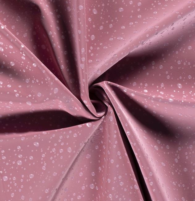 Softshell v ružovej farbe s fóliovými kvapkami 18421/113
