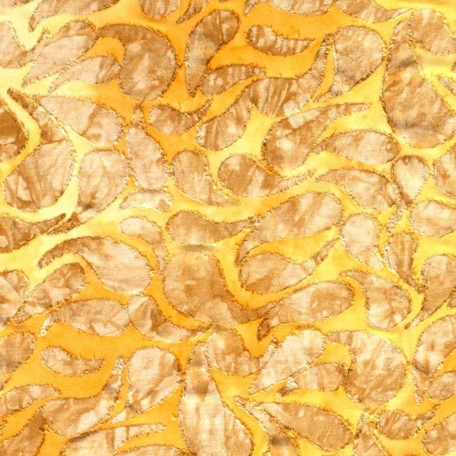 Úplet so žltým batikovaným vzorom 13572/035