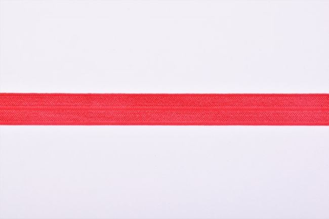 Lemovacia červená gumička o šírke 1,5 cm 11342