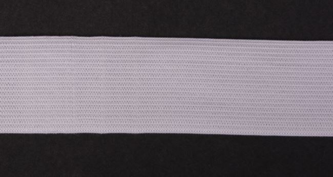 Bielizňová guma o šírke 25 mm bielej farby I-EL0-88025-101