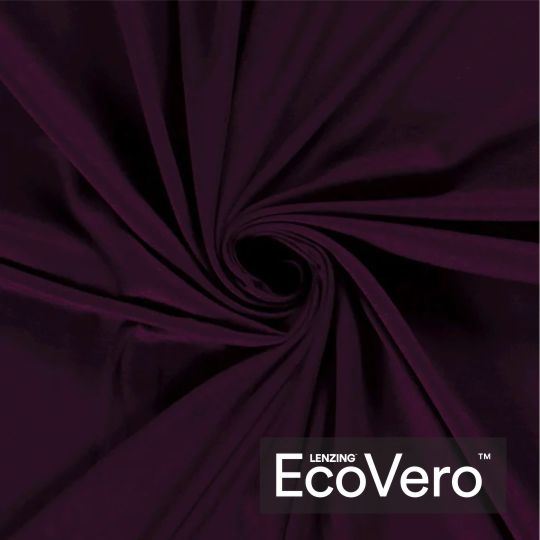 Viskózová teplákovina Eco Vero v purpurovej farbe 18501/045