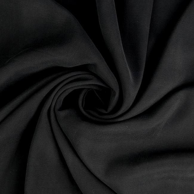 Viskózová tkanina v čiernej farbe 203294/5001