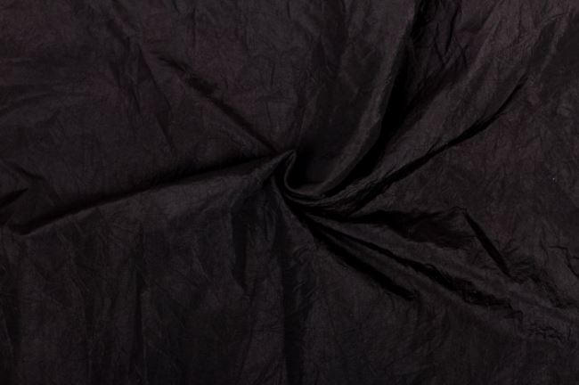 Taft krešovaný v čiernej farbe 05516/069