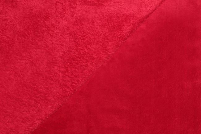 Wellness fleece v červenej farbe 05358/015
