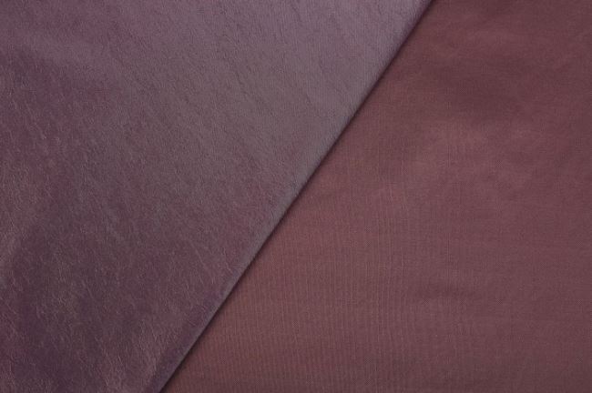 Dekoračný taft vo fialovo-hnedej farbe 00621/060