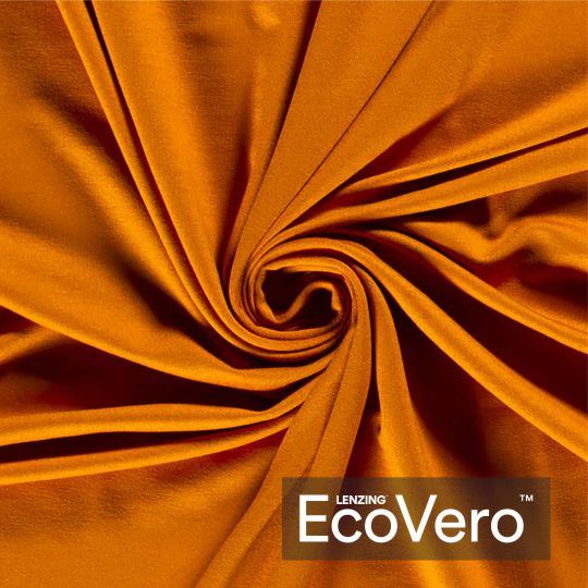 Viskózový úplet Eco Vero v okrovej farbe 18500/034