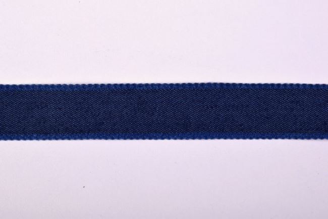 Džinová ozdobná stuha v tmavo modrej farbe 43093