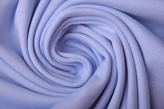 Bavlneny úplet vo svetle modrej farbe PAR82