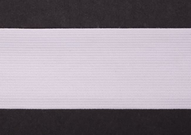 Bielizňová guma o šírke 50mm bielej farby I-EL0-88050-101