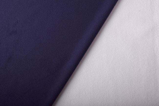 Double fleece v komibnácii modrej a šedej farby 0375/600