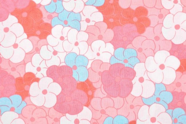 Americká bavlna na patchwork kvetín 199PYOPM/69