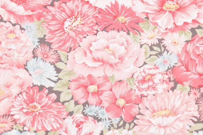 Americká bavlna na patchwork z kolekcie Moda s kvetmi od 3 Sisters 44250-161